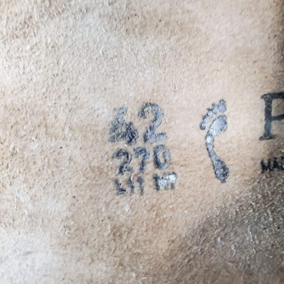 Birkenstock Shoes Womens EU 42 US 11-11.5 Brown Leather Papillio Wedge Clogs - Picture 9 of 11